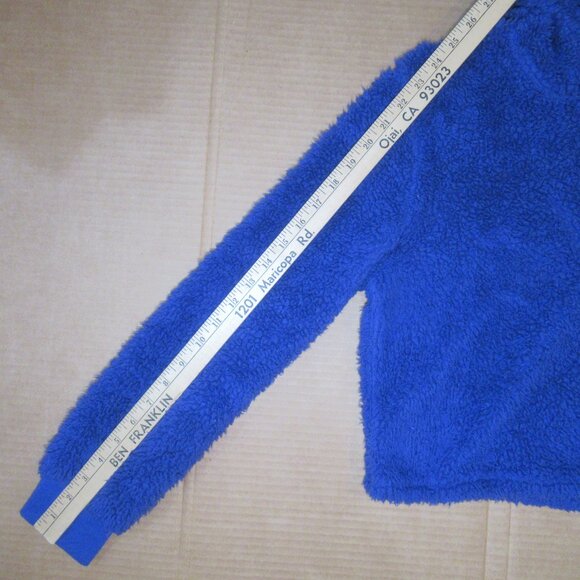 Cotton On Plush Sherpa Cropped Half-Zip Hoodie | Size Medium - Picture 6 of 10